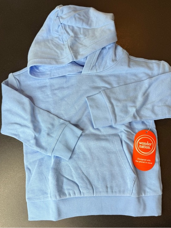 wonder nation Other - NWT Wonder Nation Light Blue Hoodie 4T Pullover Pocket Sweatshirt